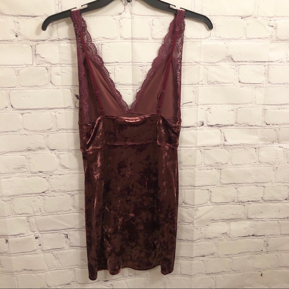 NWT Free People crushed velvet cami dress - Picture 6 of 6